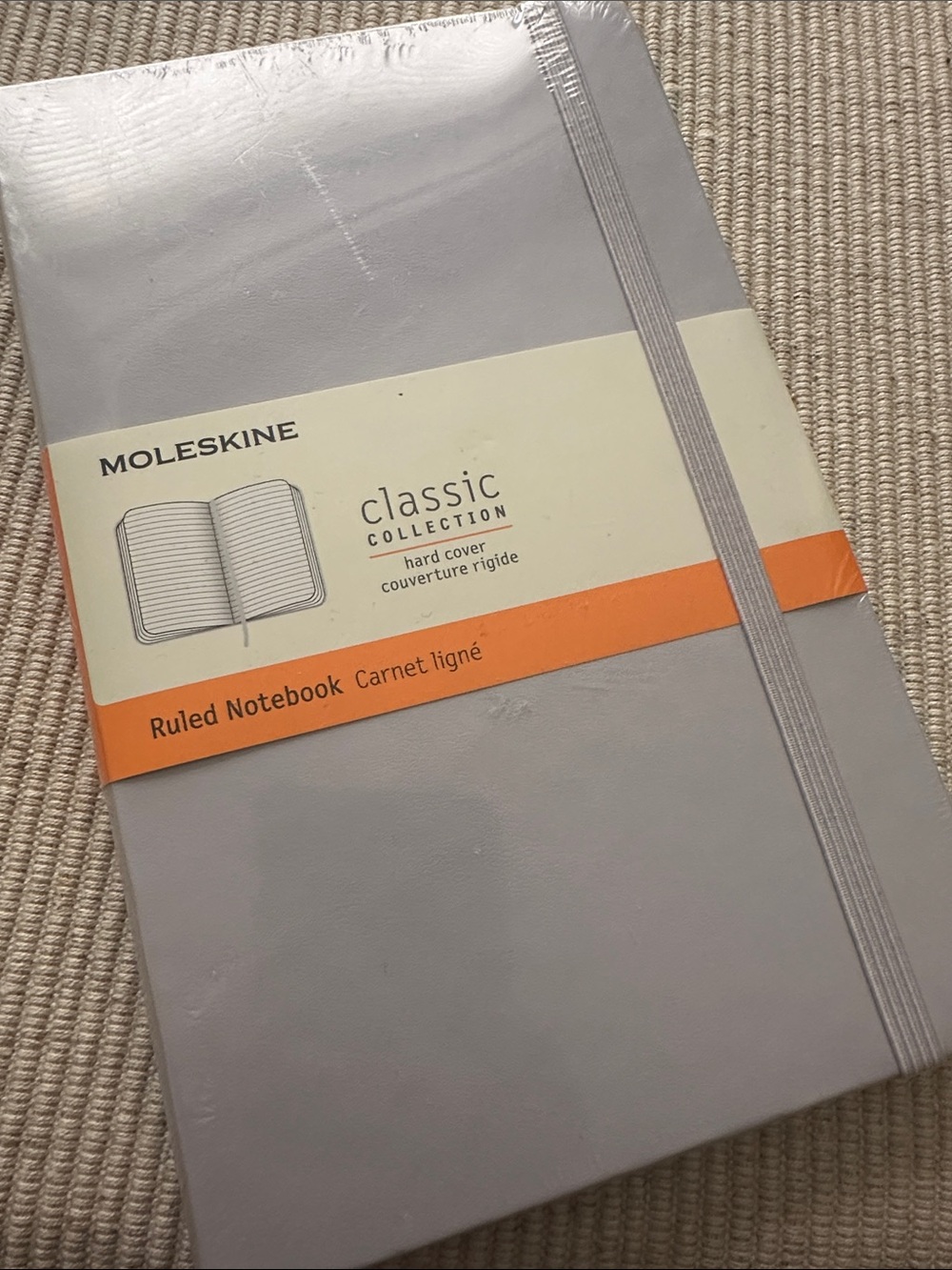 Moleskine Soft Gray/lilac Hardcover Ruled Notebook